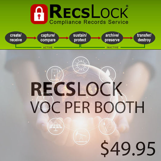 RecsLock VOC ADD-ON per booth